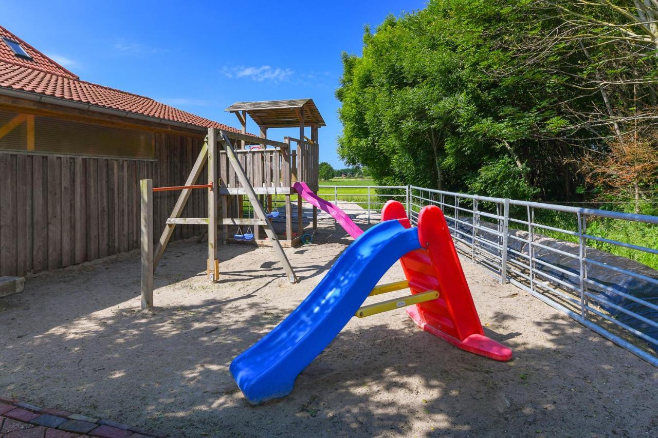 Moorweg Ferienwohnung Waldblick Auf Dem Ferienhof Eschen מראה חיצוני תמונה